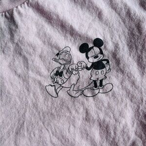 Disney Pink Short Sleeve Tee with Classic Characters